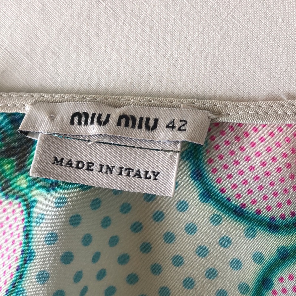 🎉HP💖Miu Miu Runway Editorial Apple Print Dress - Picture 10 of 11